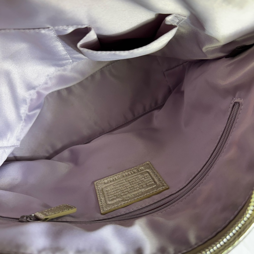 Coach F17474 Signature Multicolor Tartan Tote Shoulder Bag - Picture 14 of 14